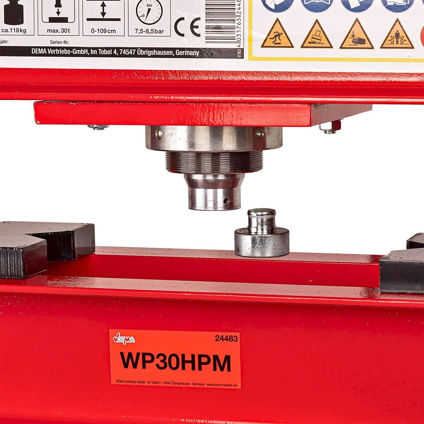 Alle Maschinen: Werkstattpresse 30T DL mit Manometer – Neu und originalverpackt aus Bottighofen von zaap 5