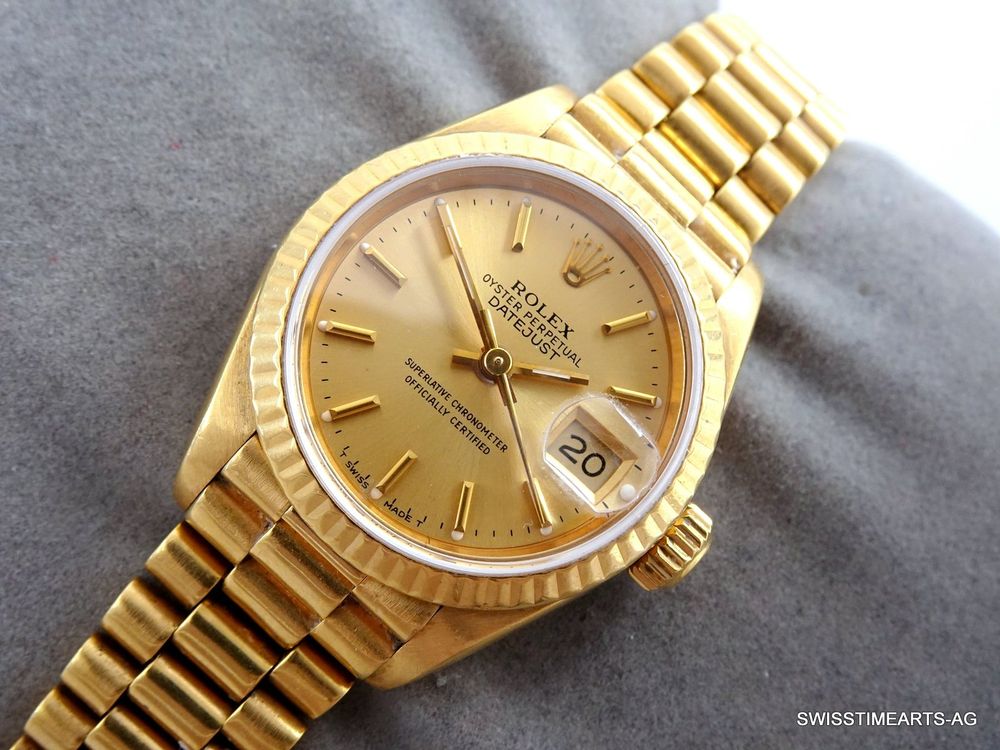 Rolex Orologi: ROLEX DATEJUST 18K 1988 AUTOMATIK 69178 DAMENUHR – Usato da Zürich venduto da SWISSTIMEARTS-AG 2