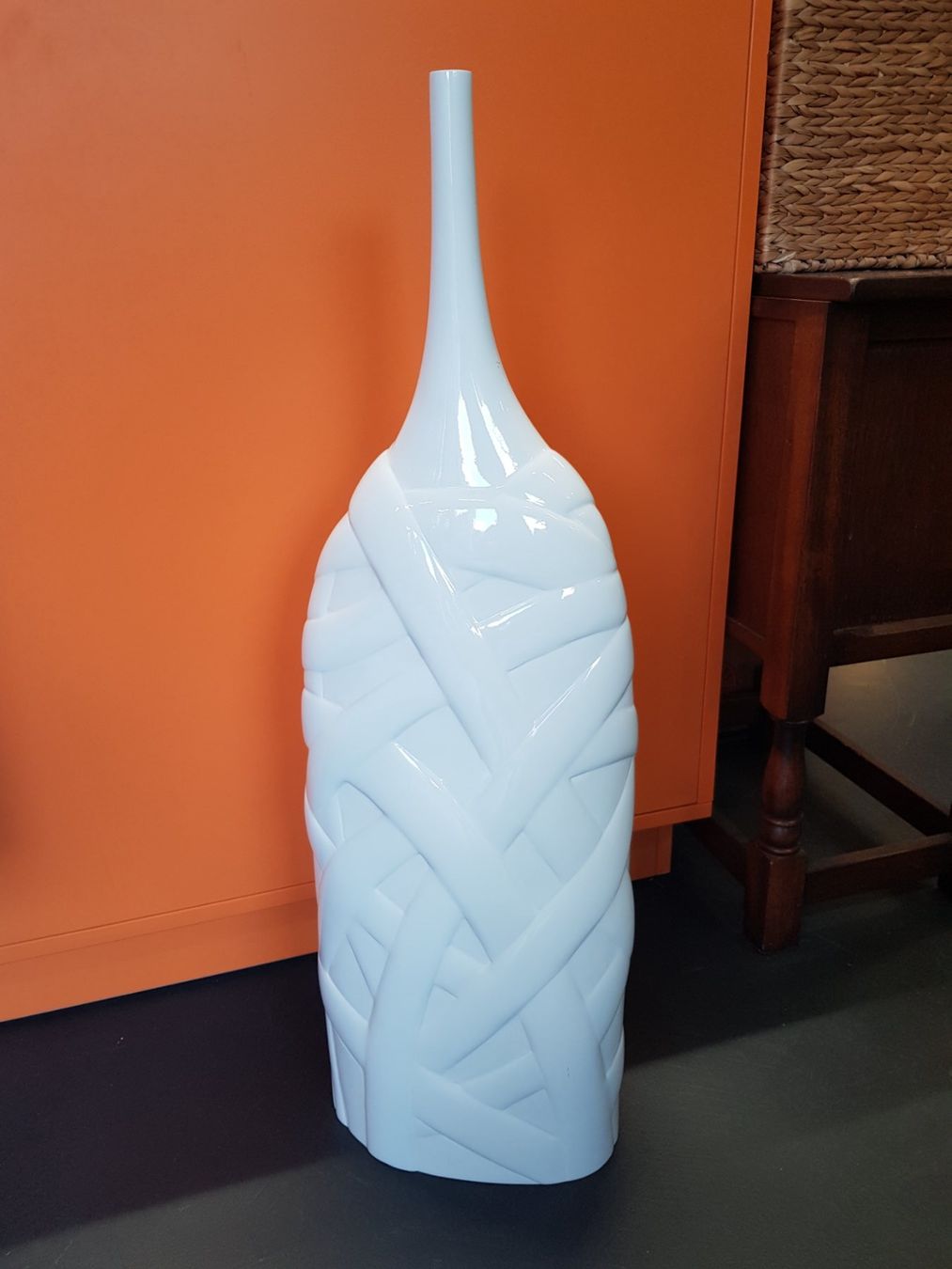 Vasi & Recipienti: Schöne grosse Bodenvase von LP weiss – Usato da Gwatt (Thun) venduto da umwelt-brocki