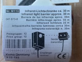 Infrarot-Lichtschranke 30m Reichweite neu OVP
