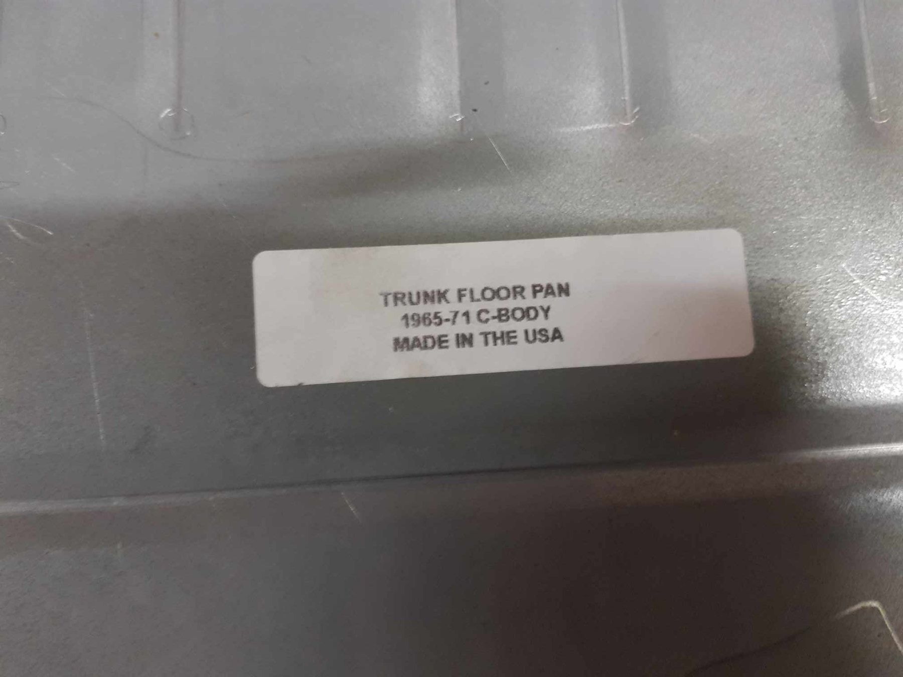 Mopar Tutti pezzi di ricambio auto: Mopar C-Body 65-71, Kofferraumboden,  Rep. Blech – Nuovo (secondo la descrizione) da Niedergösgen venduto da usc_8qc6 2