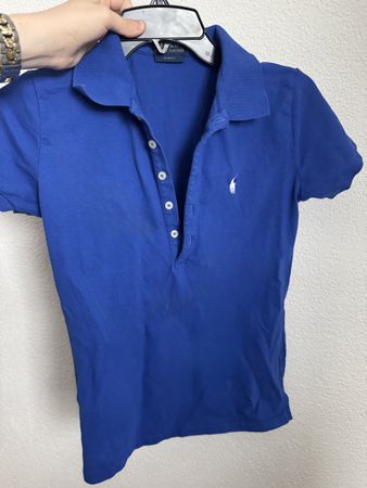 Royalblaues Polo Shirt von Ralph Lauren, Grösse XS
