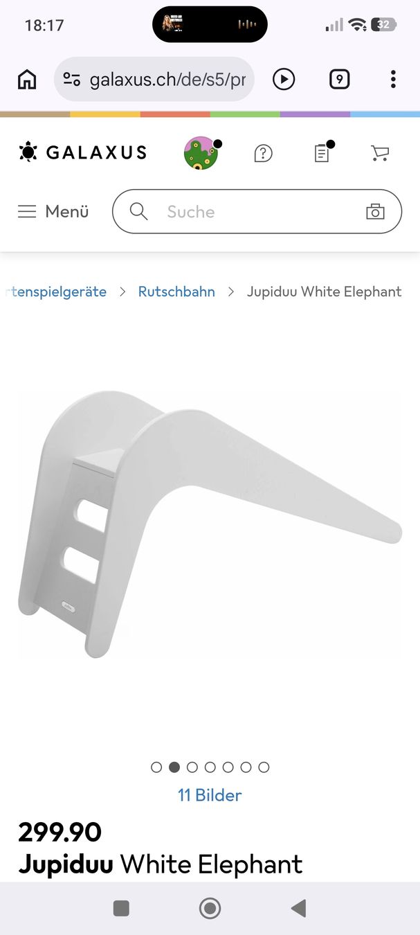 Scivoli: Jupiduu White Elephant Rutsche – Usato da Hauptwil venduto da Julianna1986