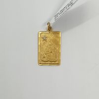 Echt 18K Gold - Wassermann Diamant Anhänger