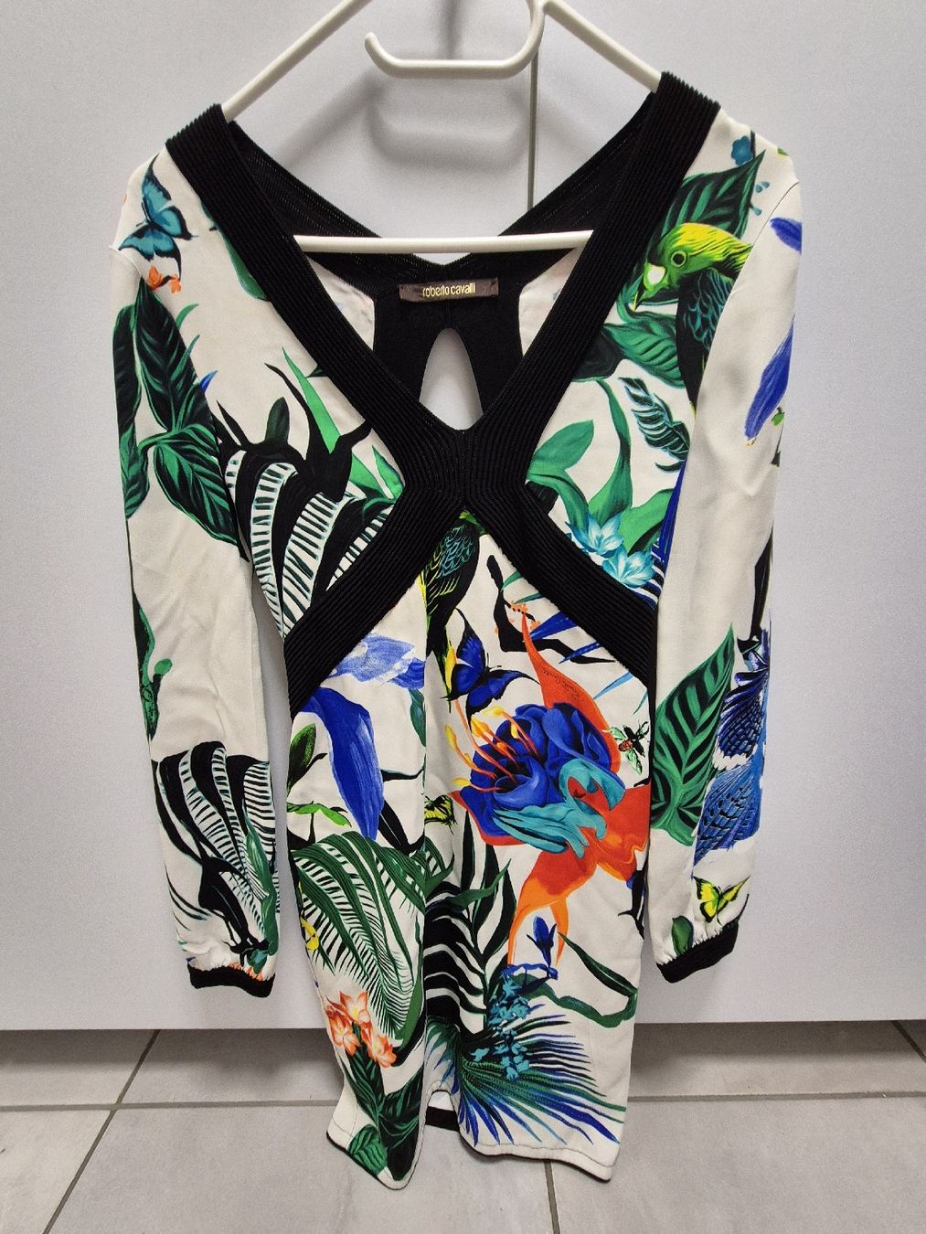 Roberto Cavalli Vestiti: Roberto Cavalli tropical birds Kleid – Nuovo (secondo la descrizione) da Volketswil venduto da 2000ra