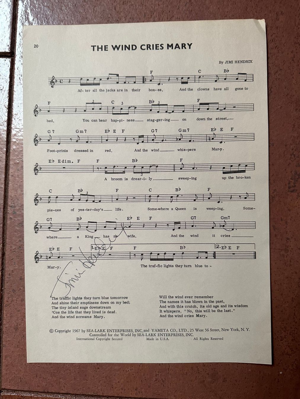 Autogramme: Originalautogramm von Jimmy Hendrix mit COA – Gebraucht aus rafz von Ttt0071