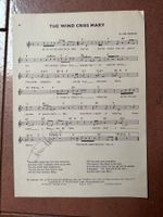 Originalautogramm von Jimmy Hendrix mit COA