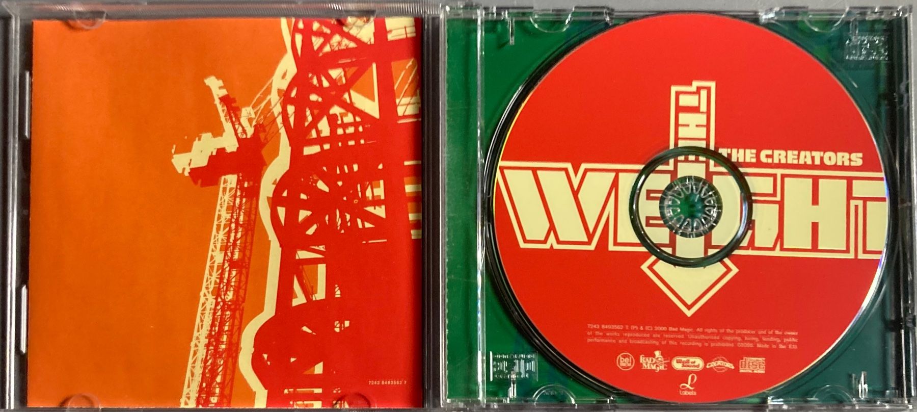 CDs: THE CREATOR - THE WEIGHT – D'occasion à Poliez-Pittet par Newtown-Records 2