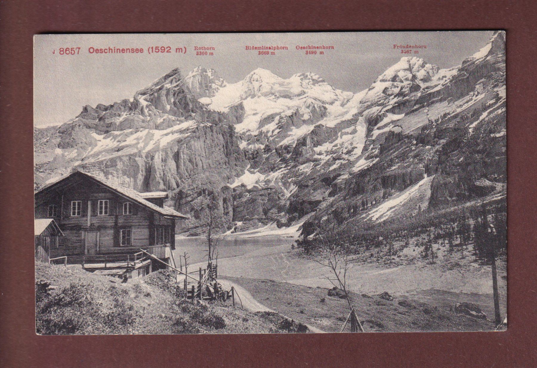 Ansichtskarten: OESCHINENSEE – Gebraucht aus Pully von nicecards-shop