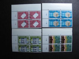 CH UPU 1976 Weltpostverein 4er BL ES