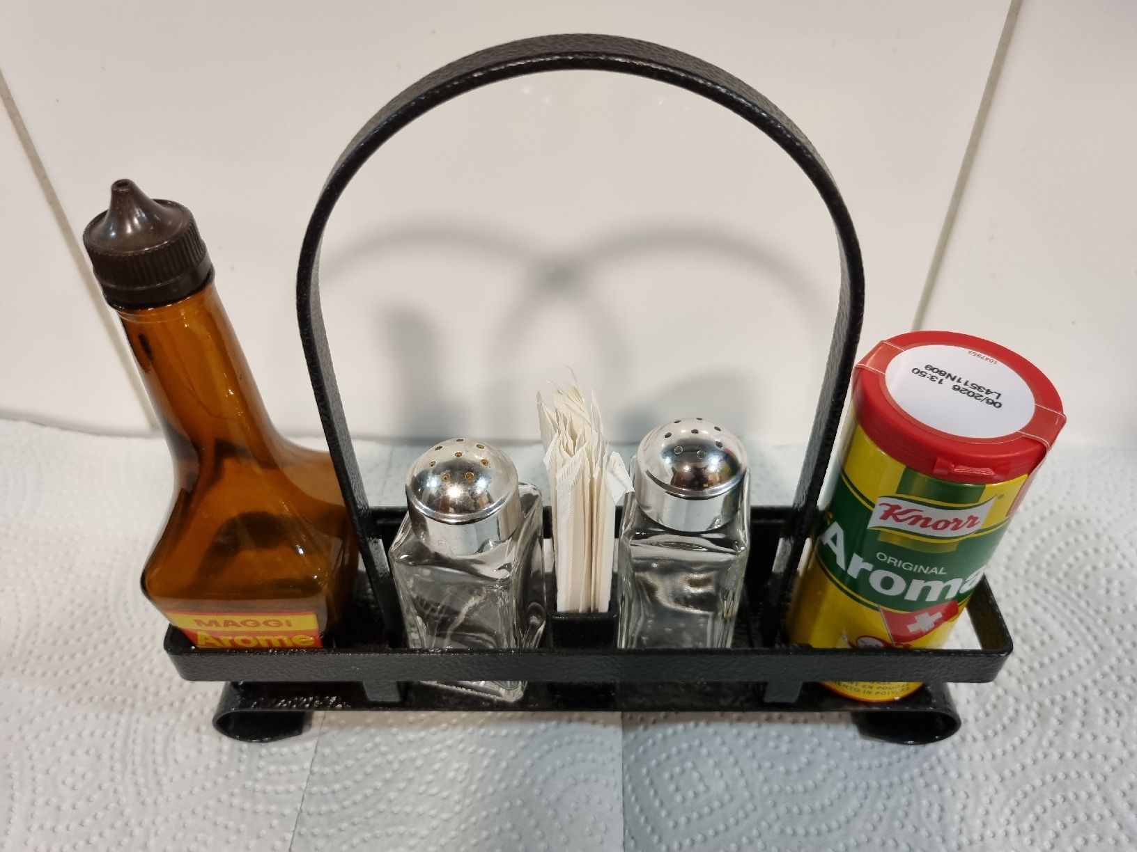 Set di piatti: Menage-Gewürz, Maggi/Aromat – Usato da Burgistein venduto da maia13 1
