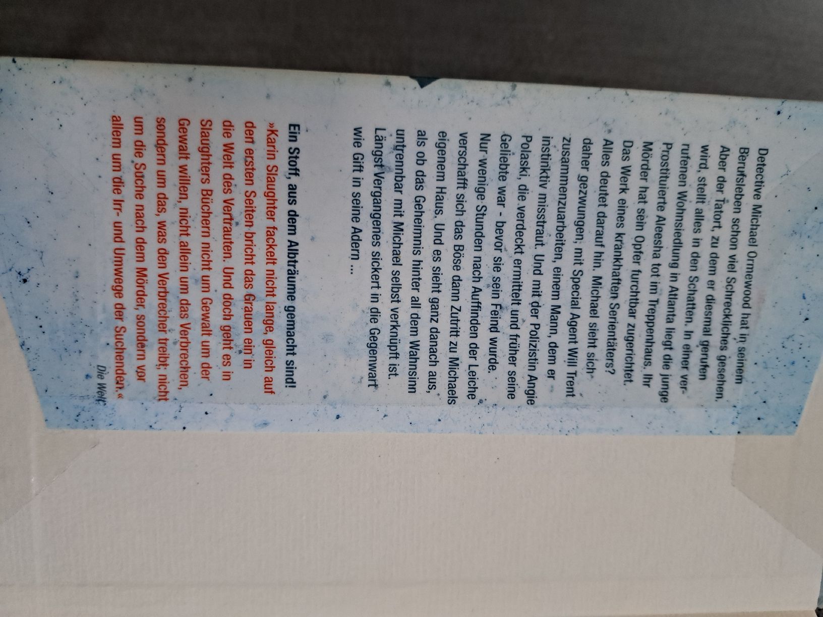 Libri: Thriller "Verstummt" von Karin Slaughter – Usato da Jona venduto da cel_s8jx 2