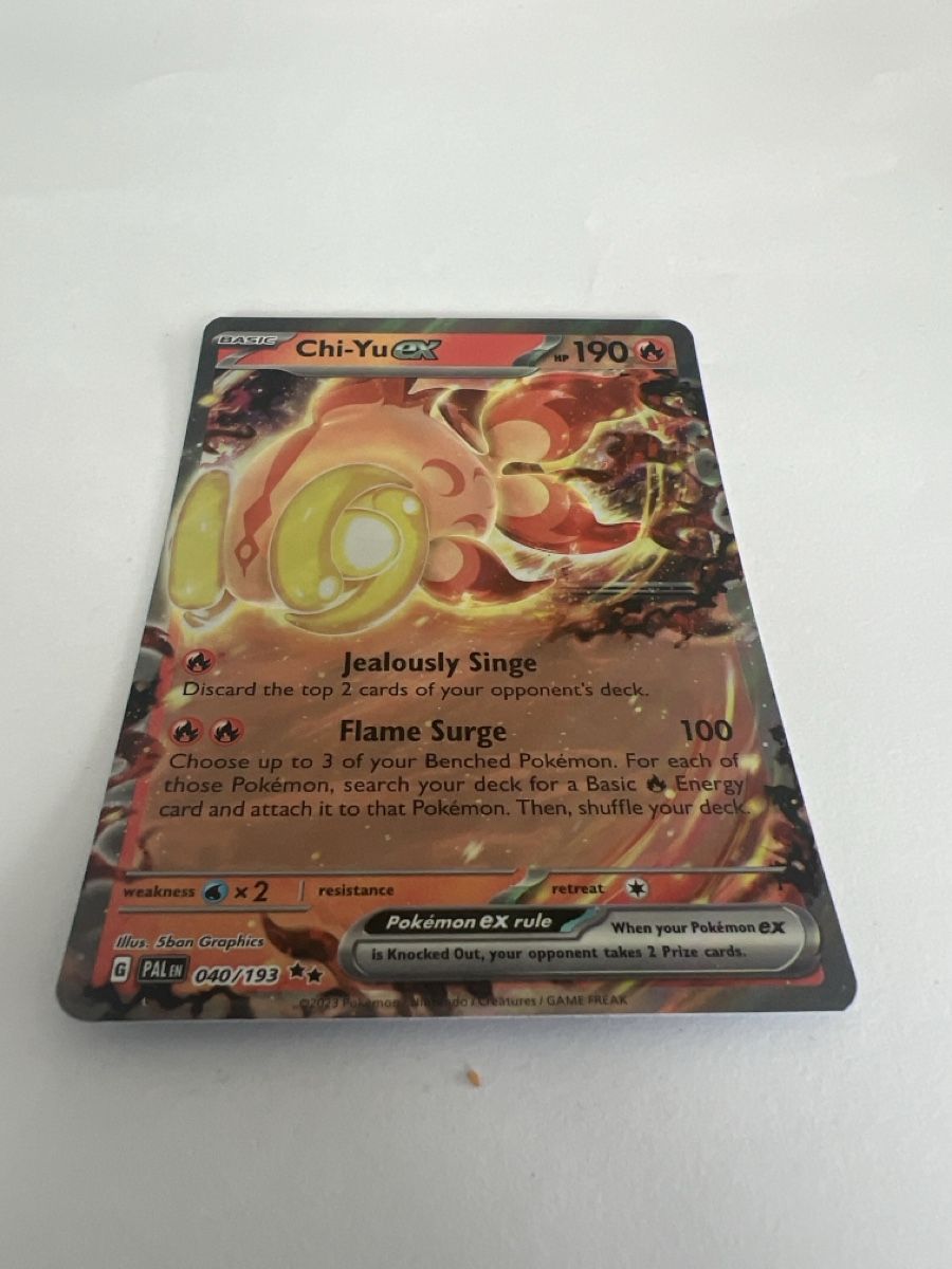 Pokémon Carte collezionabili: Chi-Yu EX – Usato da Villmergen venduto da rob_n572 2