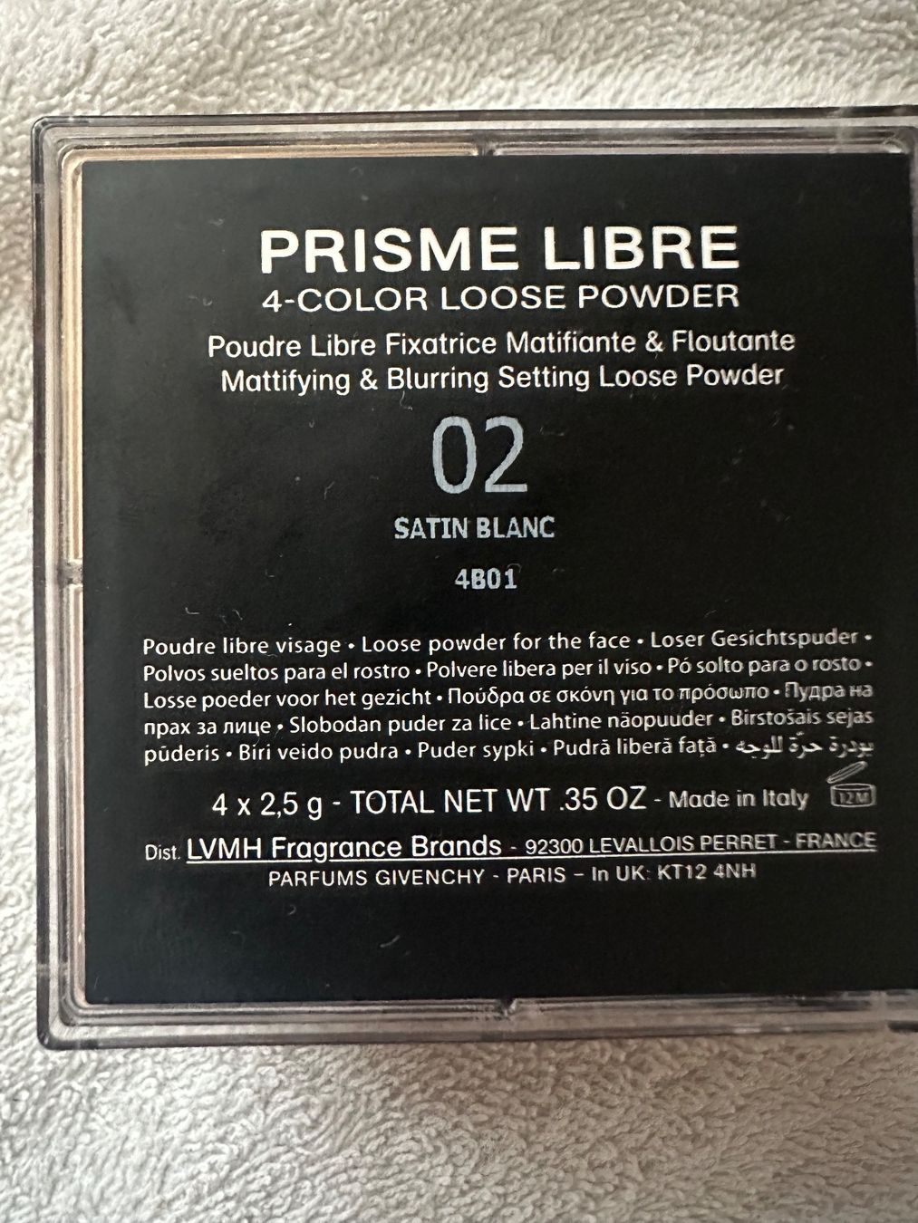 Make-up: Givenchy Primse Libre Loose Puder Farbe 02 – Usato da Dagmersellen venduto da sniff64 6
