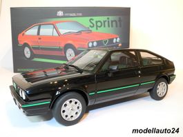 Alfa Romeo Sprint 1.5 Quadrifoglio Verde 1983 Nero / 1:18