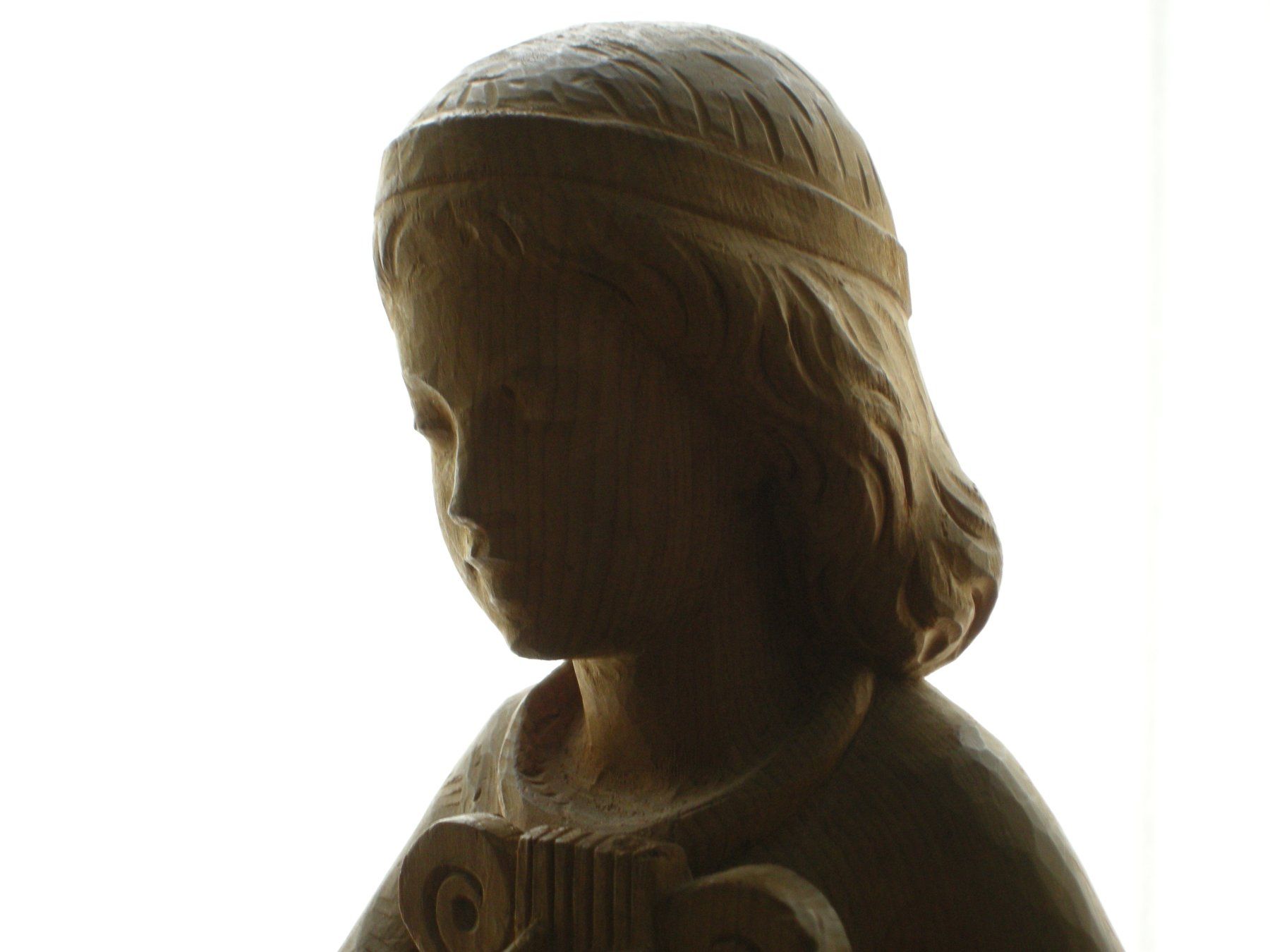 Sculture & Statue: Wunderschöne alte geschnitzte grosse Engel Statue / Skulptur – Usato da Aarau venduto da Pearlz 4