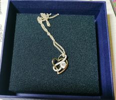 Swarovski collana in argento