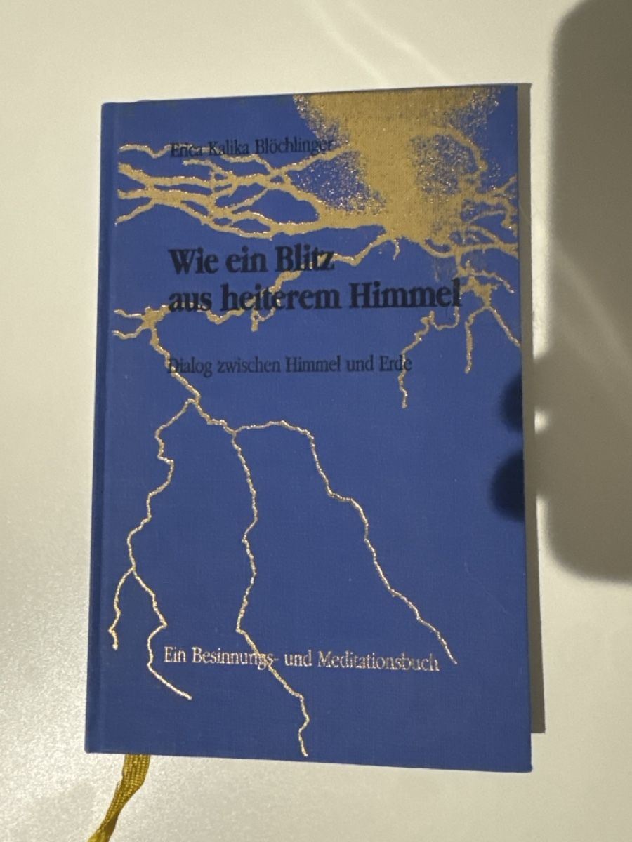 Libri: Wie ein Blitz aus heiterem Himmel – Usato da Kerzers venduto da -.-Jesus-.-
