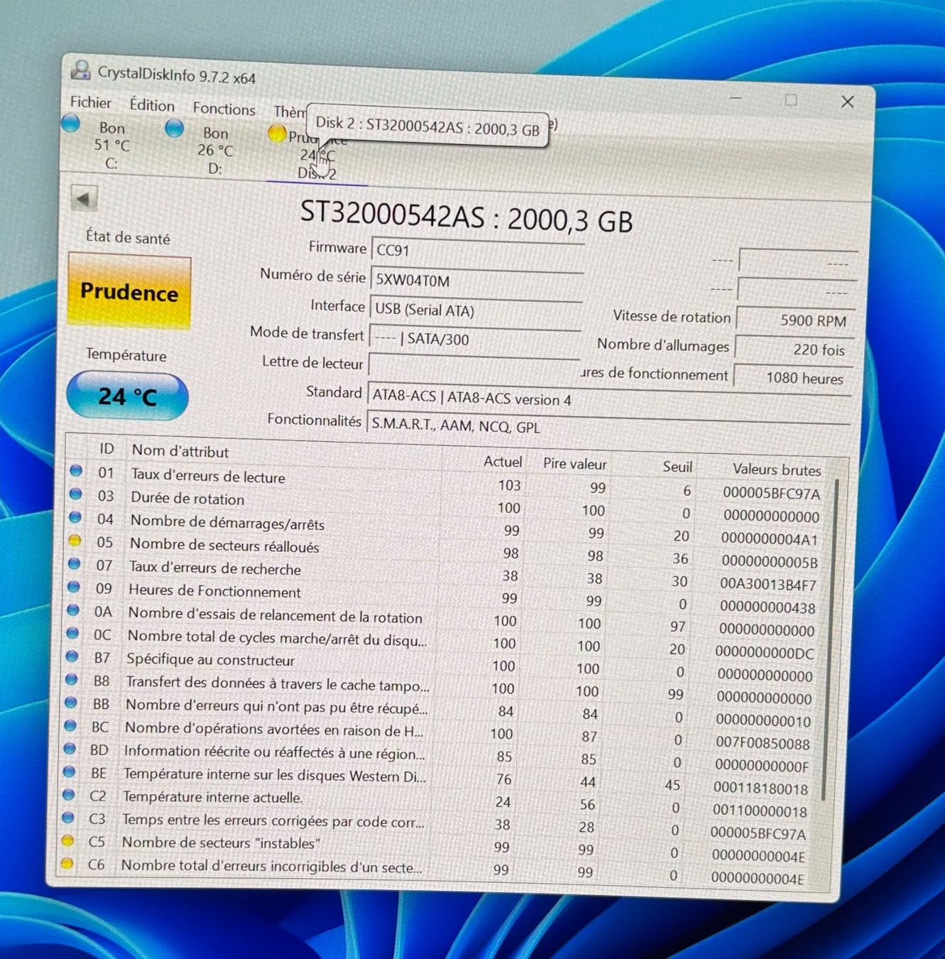 Dischi rigidi: 5 disques de 1TB à 3 TB – Usato da Marin-Epagnier venduto da 221966 4