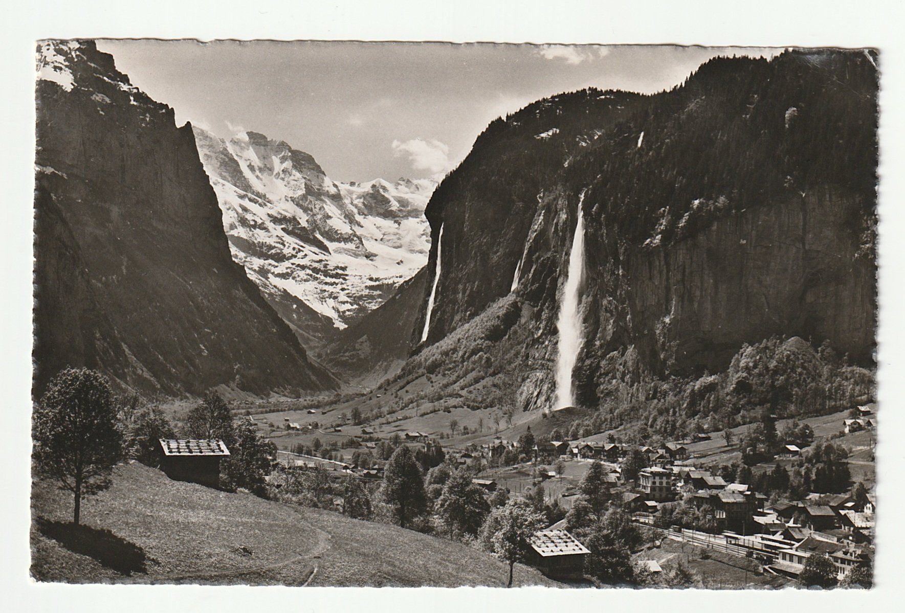 Cartoline postali: 1944, Lauterbrunnen, Staubbachfall, Bern – Usato da St. Gallen venduto da Ricardo_Deals