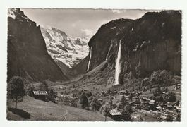 Postkarte 1944 Lauterbrunnen, Staubbachfall, Bern