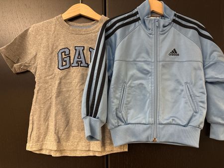 Kinder Kleiderpaket Gr. 98 / 104 - 7 Teile. Adidas GAP LOGG