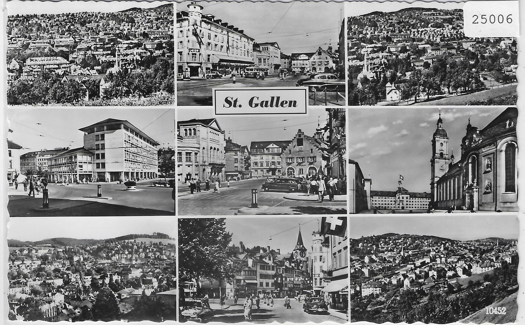 Cartes postales: St. Gallen - Multiview – Antique à Ettingen par Kartenplanet