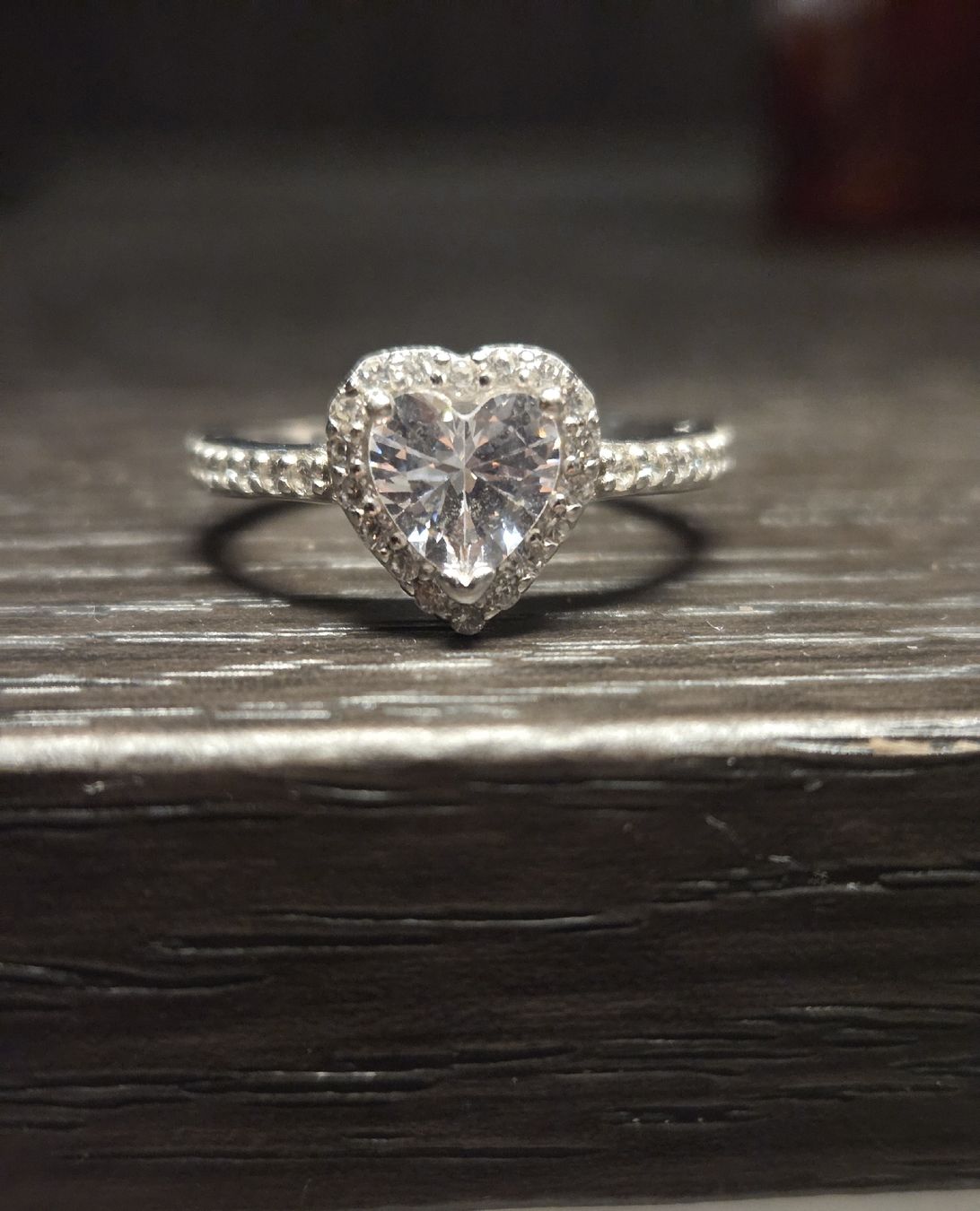 Anelli: Romantischer Herz Ring, 925 Silber, Zirkonia  – Nuovo (secondo la descrizione) da Bazenheid venduto da Han_06