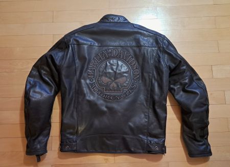 Veste en cuir Harley-Davidson pour homme XL slim