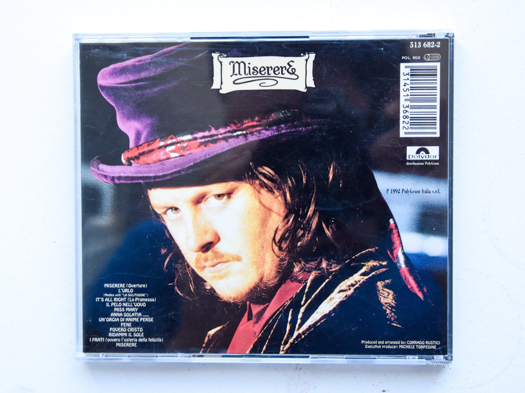 CD: Zucchero - Miserere – Usato da Belmont-sur-Yverdon venduto da ag97 2