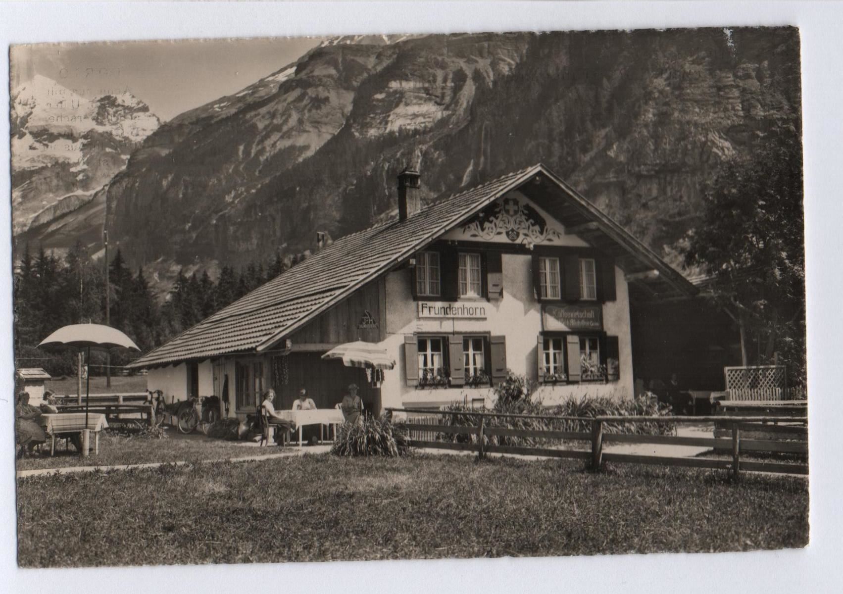 Cartoline postali: KANDERSTEG Kaffeewirtschaft Fründenhorn – Nuovo (secondo la descrizione) da Jona venduto da philajona