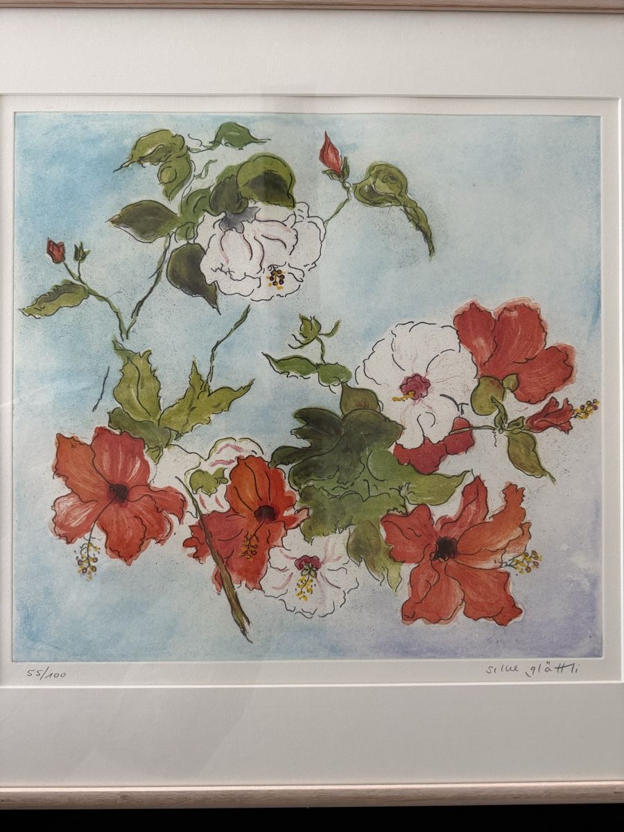 Grafica & Litografie: Silke Glättli, Lithographie. Nr 55 v. 100 – Usato da Safenwil venduto da Corahund 3