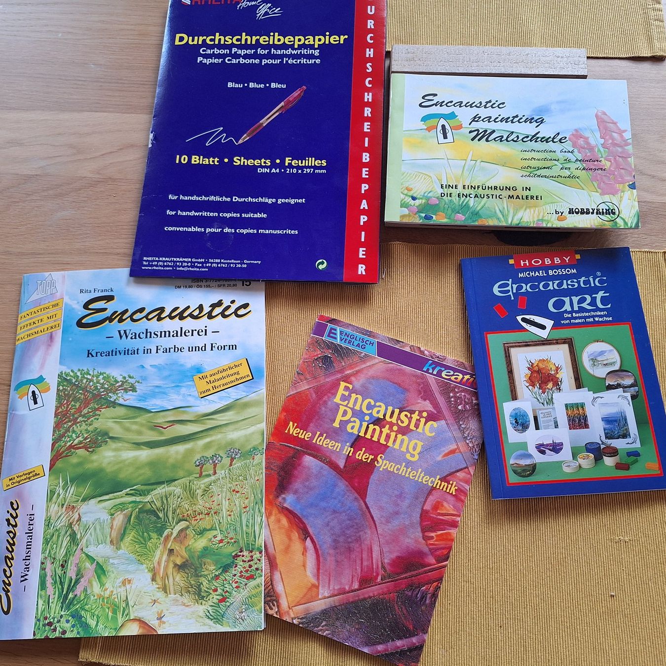 Bastelsets: Encaustic Art Wachsblöcke +Bücher, günstig! – Neu und originalverpackt aus Hettenschwil von Schneuggi2 4