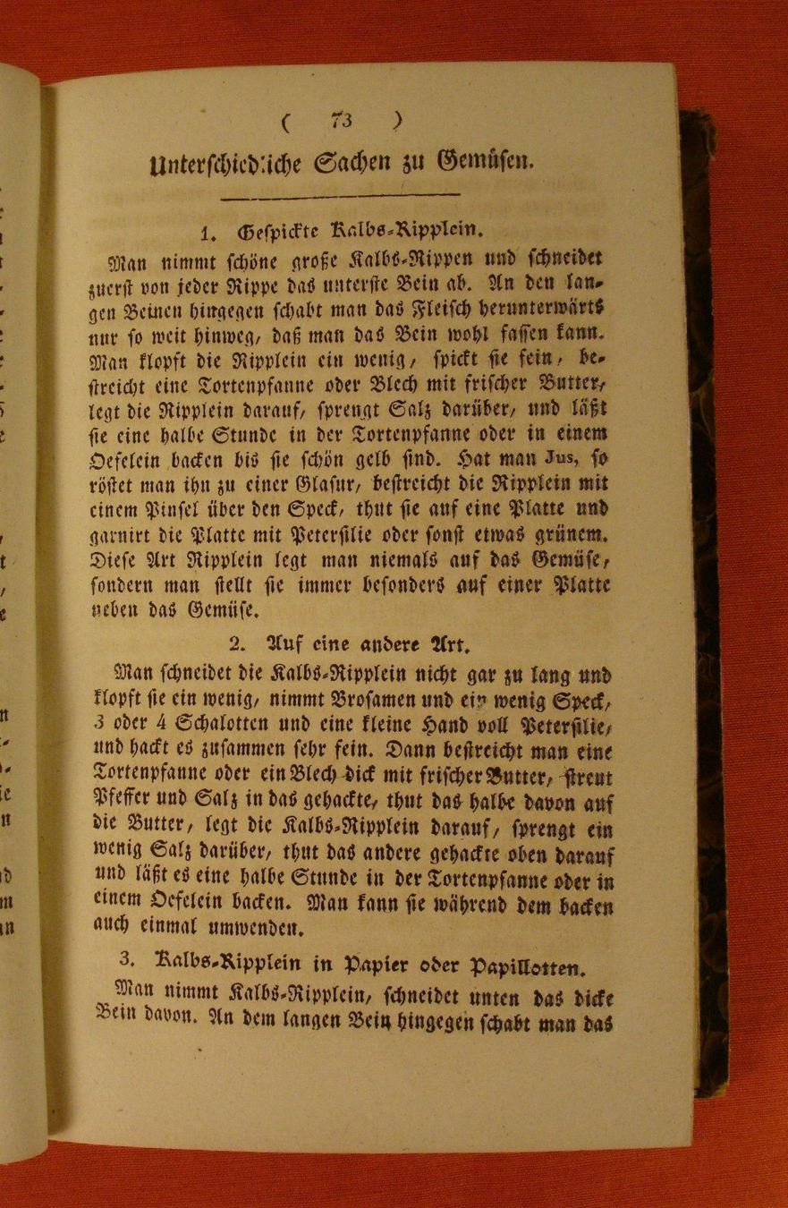 Libri: OBERRHEINISCHES KOCHBUCH 1825 – Usato da Grüningen venduto da Kartensammler 3