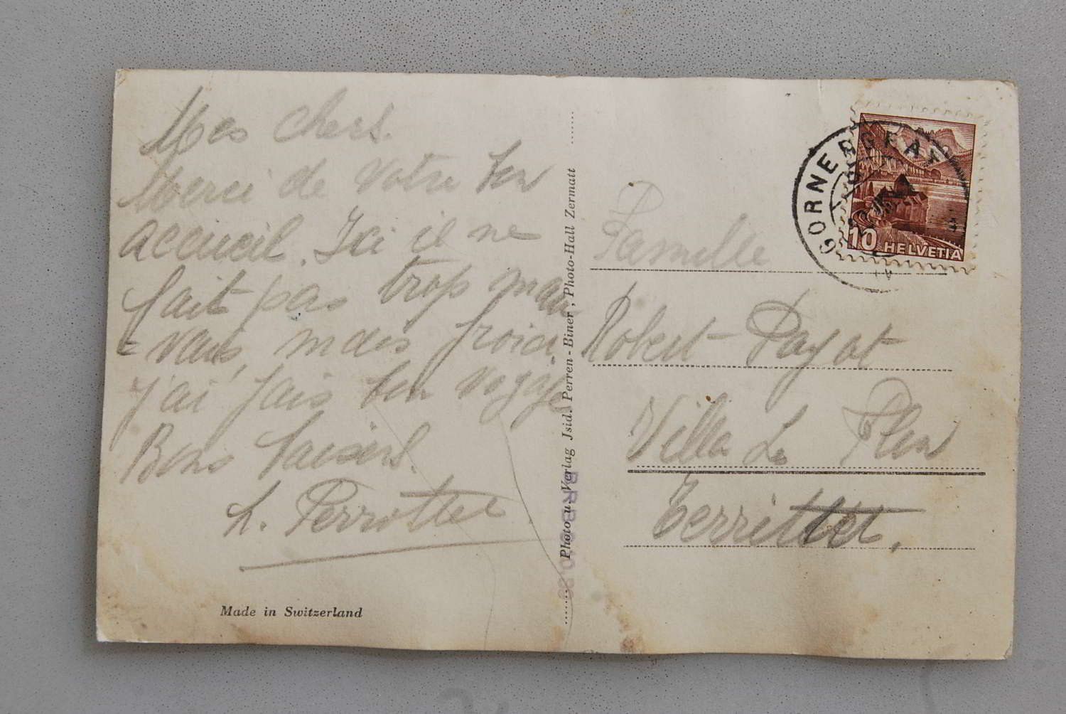Cartes postales: AK Das Matterhorn – D'occasion à Rüfenacht BE par Toro06 1
