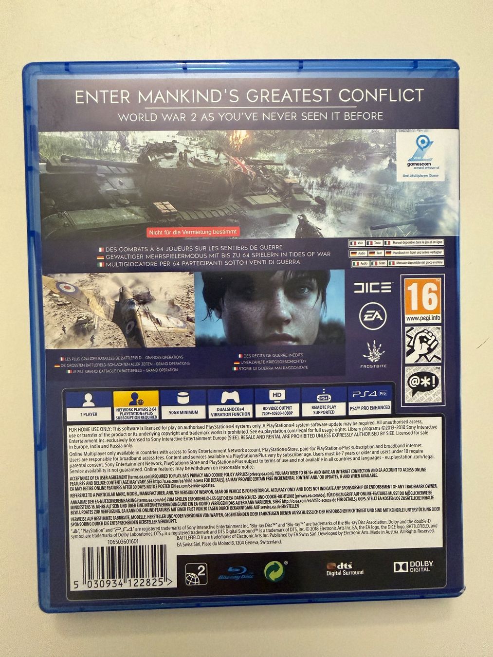 Giochi: PlayStation PS4 Game BATTLEFIELD V – Usato da Münsingen venduto da Ganjam 2