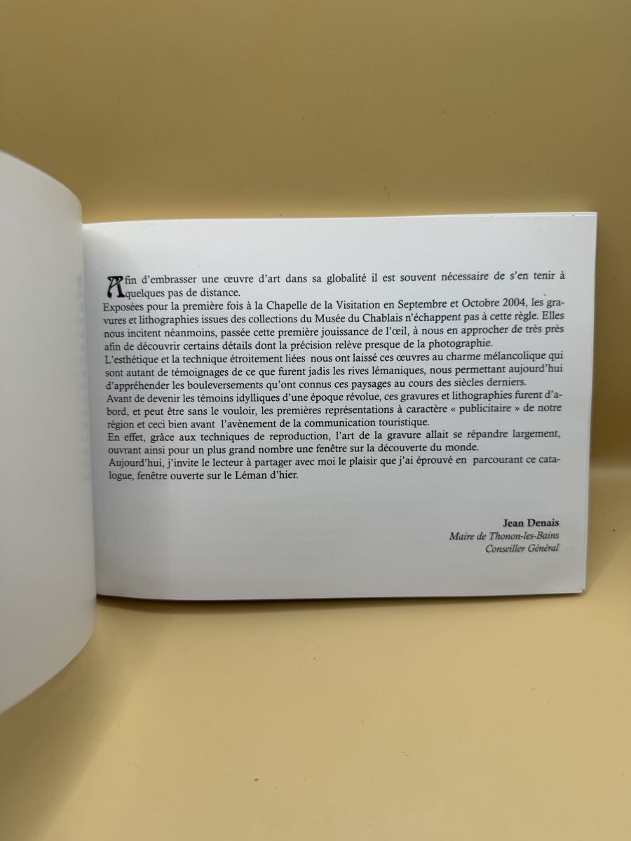 Libri: Les Rives Lémaniques gravures lithographies 2004 – Usato da Genève venduto da sho_67qj 2