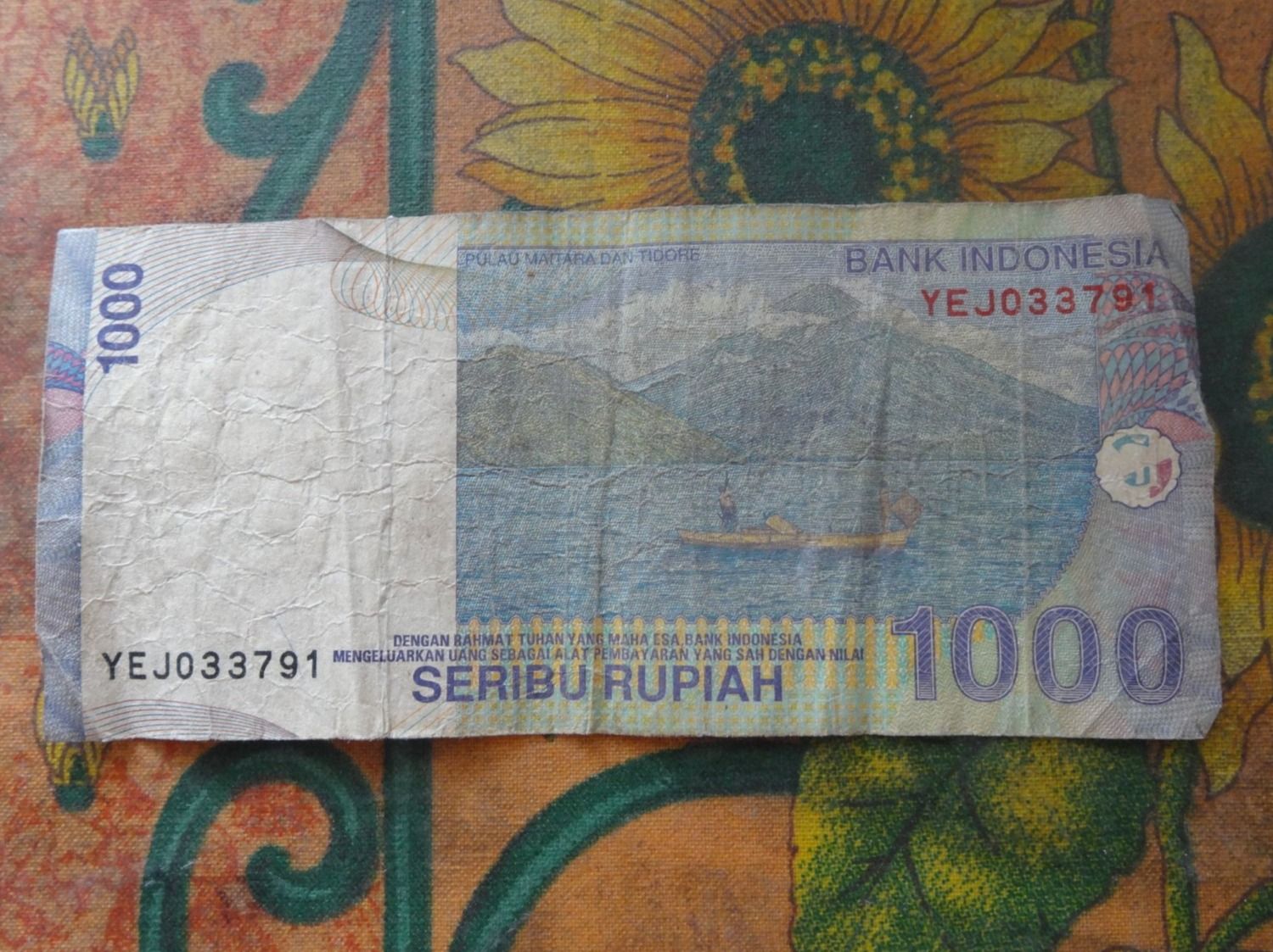 Banconote: INDONESIE  (B) 1000  Rupiah  Billet – Usato da Romanel-sur-Lausanne venduto da Swift13 1
