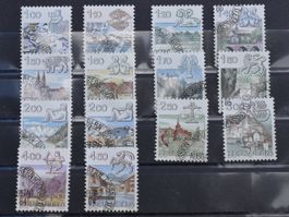 alle 14 Tierkreiszeichen mit ET  Stempeln  B1106X