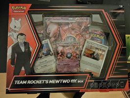 Pokemon Team Rocket's Mewtwo EX Box - Neu & OVP