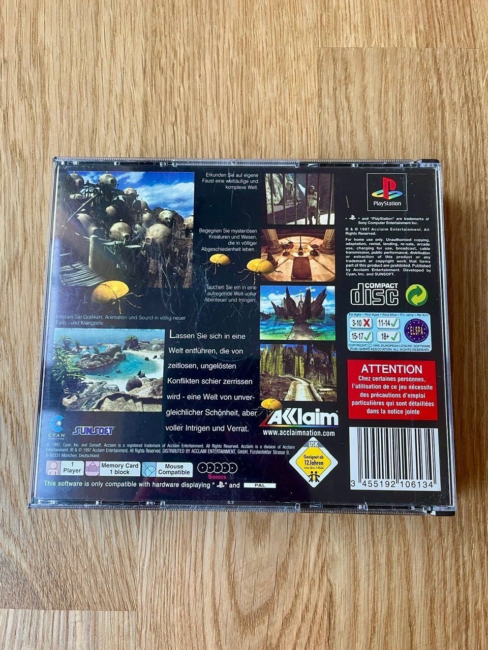Sony Spiele: Riven PS1 PSX – Gebraucht aus Basel von ece2108 3