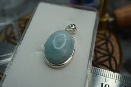 Aquamarin  925 Silber  Anhänger   by  "TOPSTONE" no1