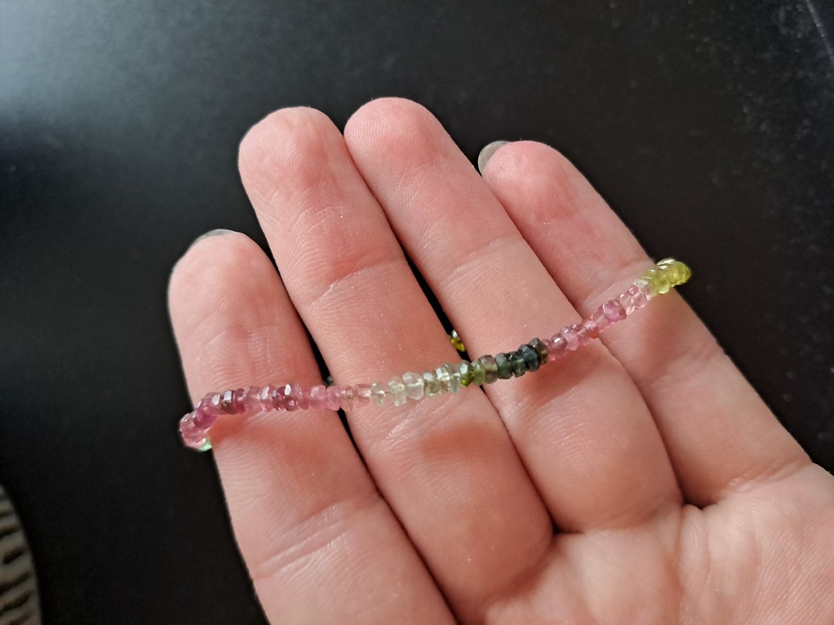 Bracelets: Turmalin Armkette – Neuf (Voir description) à Suhr par reb_q8y9