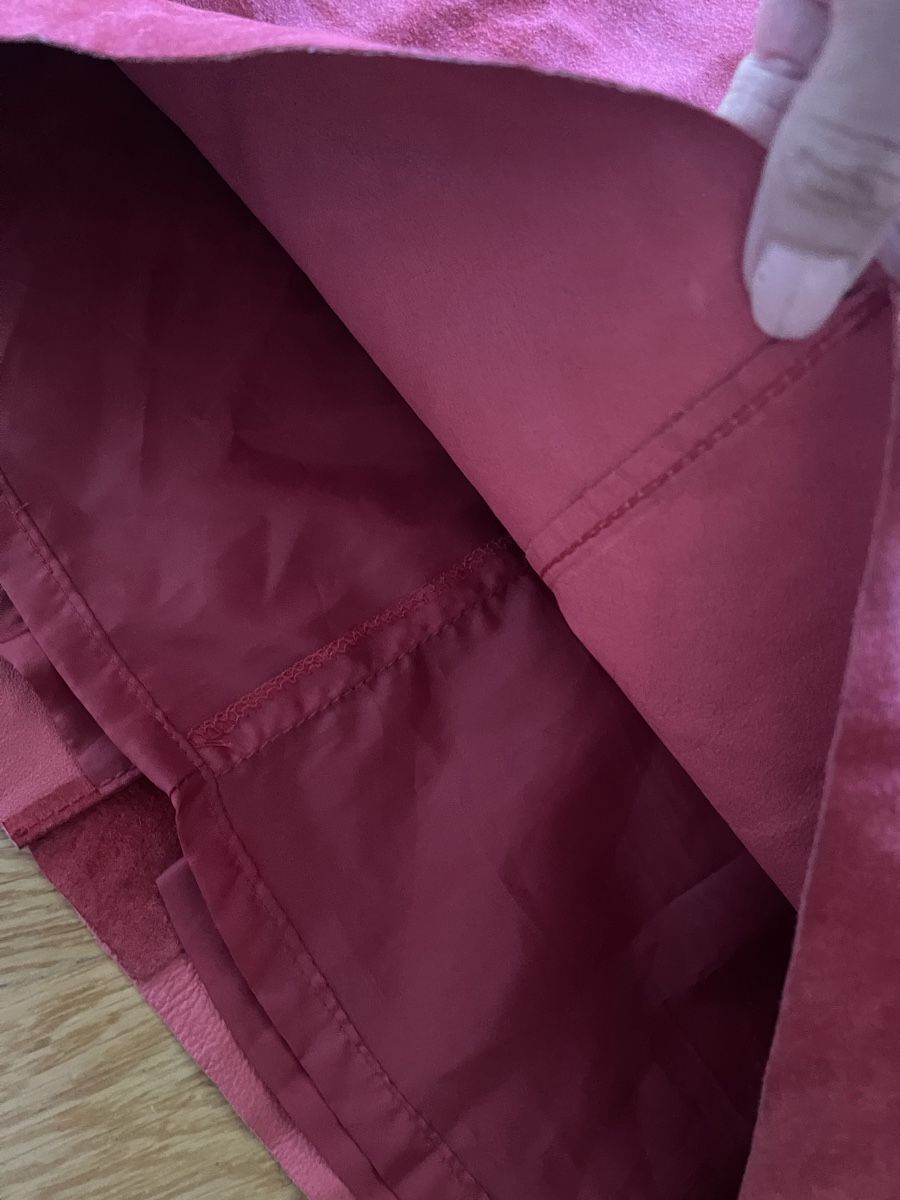 Gonne: Schicker Lederrock Wildleder Gr. 38 -40 rosa – Usato da Rüschlikon venduto da leo_mwz2 3