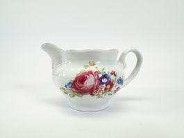 Kännchen Zaklady Karolina mit Blumenmotiv & Goldrand