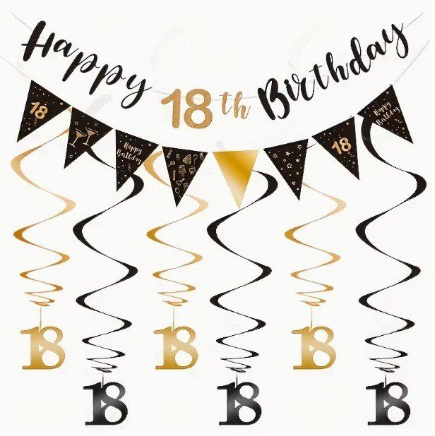 Tutte le decorazioni: Dekoartikel 18. Geburtstag – Nuovo e nell'imballaggio originale da Rotkreuz venduto da Bonito77 3