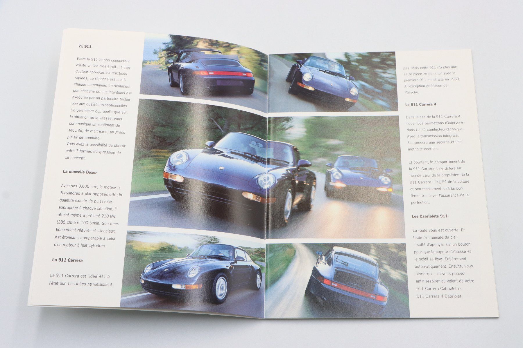 Porsche Documenti: Porsche 911 993 Modellprogramm 1995 Prospekt – Usato da Bühl b.Aarberg venduto da Collectorpassions 3