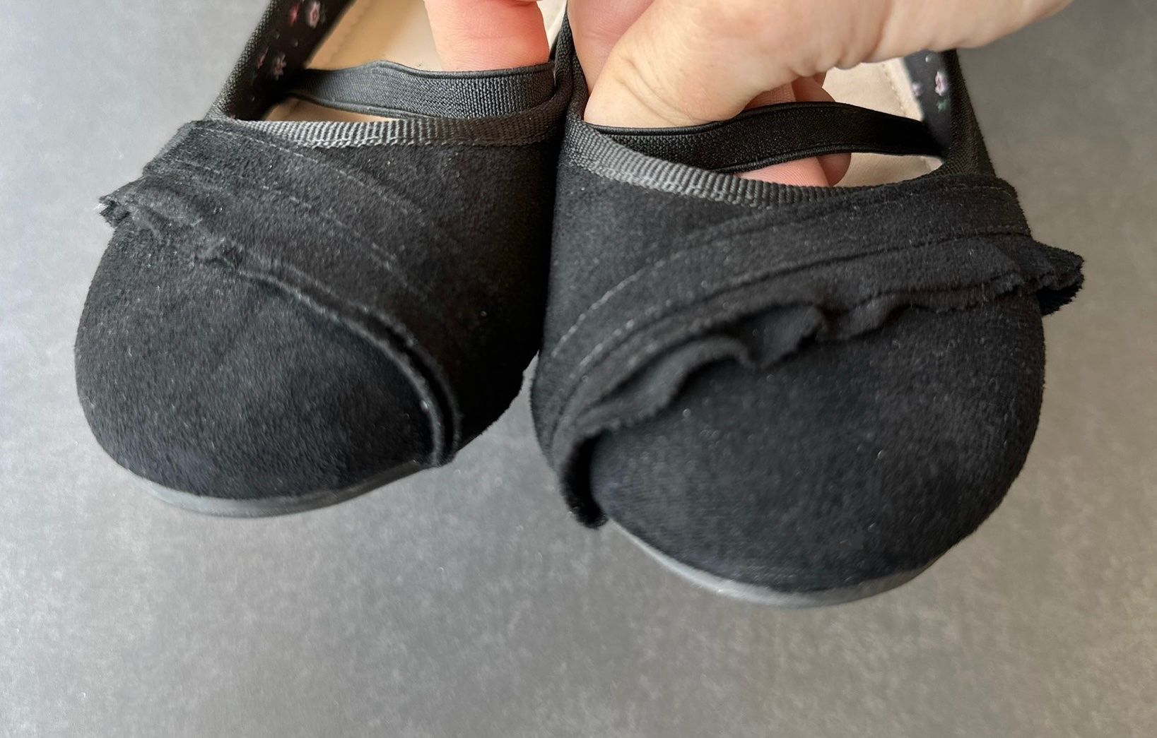 Scarpe per ragazze: TOP > Gr 32 Ballerinas schwarz Wildlederoptik – Nuovo (secondo la descrizione) da Rickenbach b. Wil venduto da sunneschii_ 5