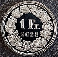 1 Franken 2025 stgl. / aus Münzsatz