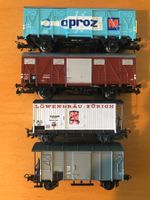 4x SBB Güterwagen 2x Roco 2x Liliput